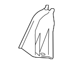 9P1858509 - Body: Protect Strip for Porsche: 718 Boxster, 718 Cayman, 718 Spyder, 911, Boxster, Cayman, Taycan Image