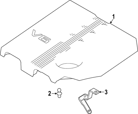 Engine Appearance Cover for 2023 Nissan Frontier #0