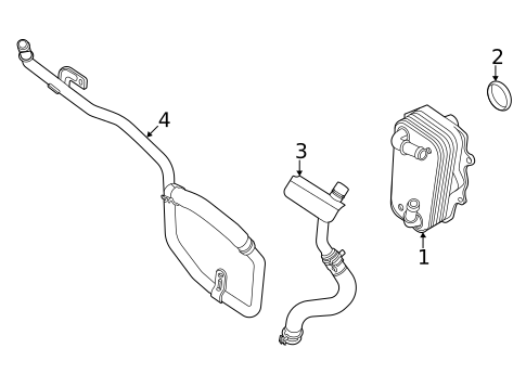 Oil Cooler for 2021 Ford E-450 Super Duty #0