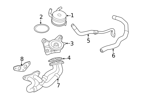 Oil Cooler for 2015 Toyota Highlander #0