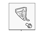 621120C050C0 - Body: Kick Panel Trim for Toyota Image