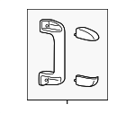 746100C170C0 - Body: Interior Grab Bar for Toyota Image