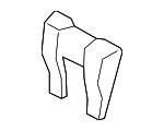 4KE802147A - Electrical: Rear Bracket for Audi Image