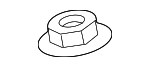C2D3039 - Suspension: Suspension Shock Absorber Mount Nut for Jaguar Image image