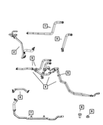 5058858AD - Air Conditioners and Heaters: Heater Return Hose for Chrysler: Town &amp; Country | Dodge: Grand Caravan | Ram: C/V Image