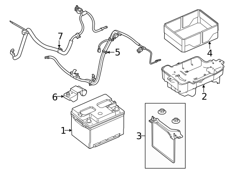 Battery for 2010 Ford Transit Connect #0