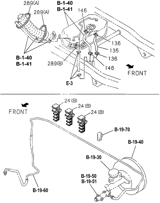Fuel Piping - Clips (2) for 1997 Honda Passport #0