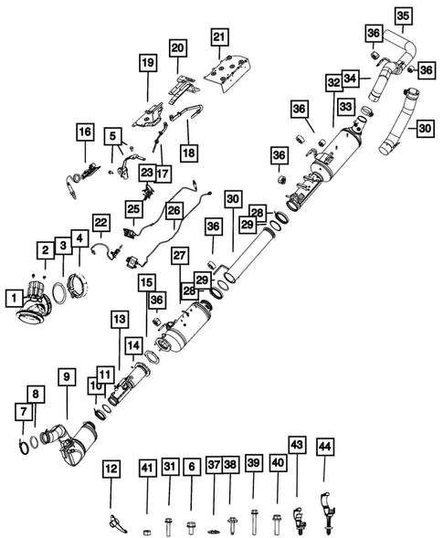Exhaust System for 2025 Ram 3500 #4