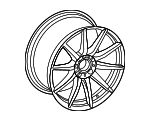 19240102007X21 - : Exchange Spoke Wheel for Mercedes-Benz Image