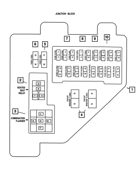 Relays for 2001 Dodge Ram 2500 #2