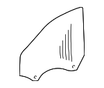 2037252410 - Body: Door Glass for Mercedes-Benz Image