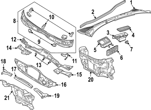 Cowl for 2024 Audi Q4 e-tron #0