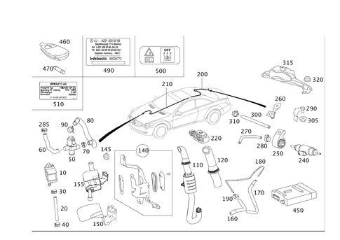 Independent Heating for 2007 Mercedes-Benz CL550 #0