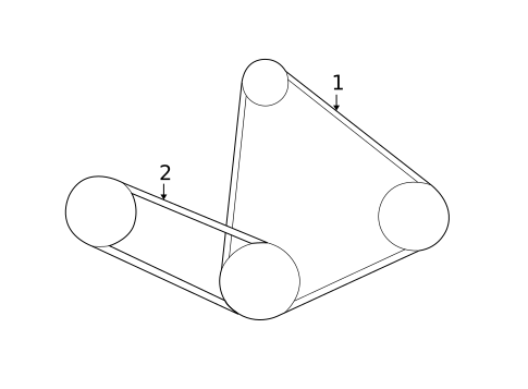 Belts & Pulleys for 2001 Toyota Highlander #0