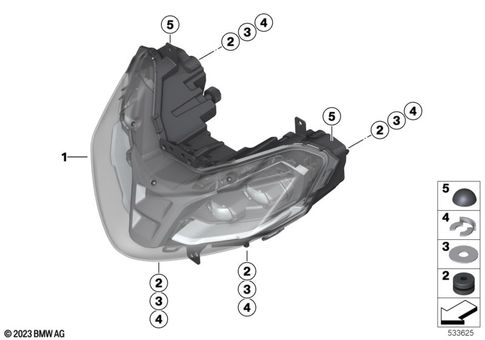 Headlight for 2022 BMW-Motorrad CE #0