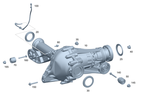 4MATIC&reg; Front Axle Drive for 2021 Mercedes-Benz GLE53 AMG #0