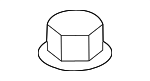 90213TBAA00 - Suspension: Top Nut for Honda Image