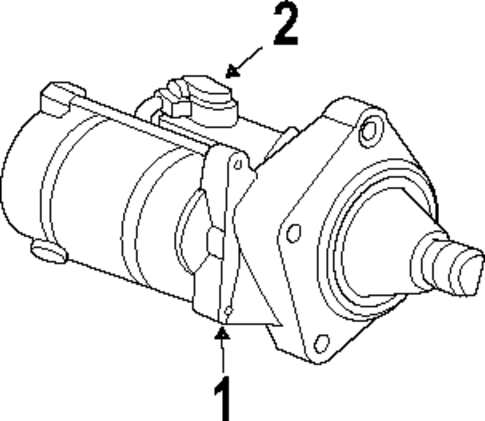 Starter for 2004 Chrysler Pacifica #0