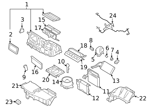 Blower Motor & Fan for 2006 Ford Fusion #0