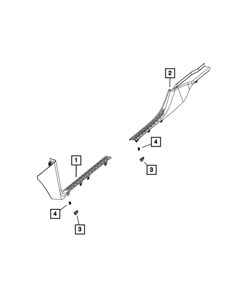 Panels - Moldings - Scuff Plates, Pillar, Cowl, 1/4 Panel Trim and Cargo Covers for 2020 Ram 2500 #3