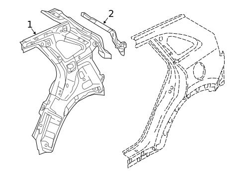 Inner Structure for 2018 Kia Niro #0