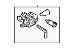 997607102 - Body: Cylinder &amp; Keys for Mercedes-Benz Image