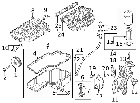 Engine Parts for 2024 Audi A3 Quattro #19