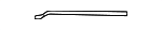 4552329 - : Trunk Lock Rod for Saab: 9-5 Image