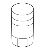 4851374 - : Trunk Rubber Buffer for Saab: 9-3, 9-5 Image