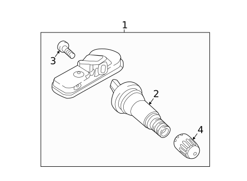 Tire Pressure Monitor Components for 2021 Hyundai Tucson #0