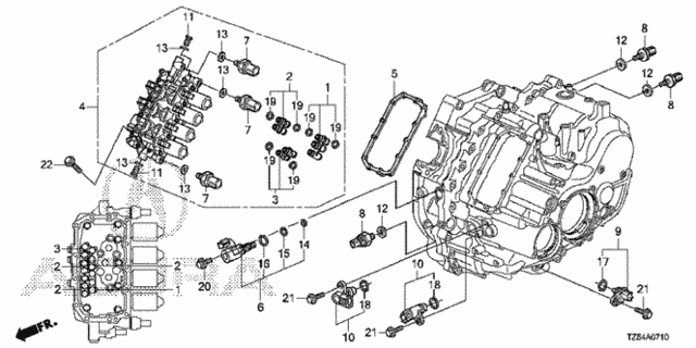 AT Sensor - Solenoid - Secondary Body (6AT) for 2014 Acura MDX #0