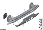 51125A292E0 - : Adapter, Bumper Bracket for BMW Image