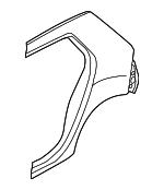 5G4809843 - Body: Quarter Panel for Volkswagen: e-Golf, Golf, Golf R, GTI Image