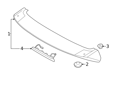Spoiler for 2015 Hyundai Santa Fe Sport #0