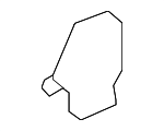 155400291 - Body: Upper Trim Panel Clip for Nissan Image