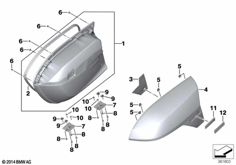 Luggage System for 2010 BMW-Motorrad K 1600 GTL #1