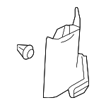 94013SC000LO - Body: Upper Quarter Trim for Subaru Image