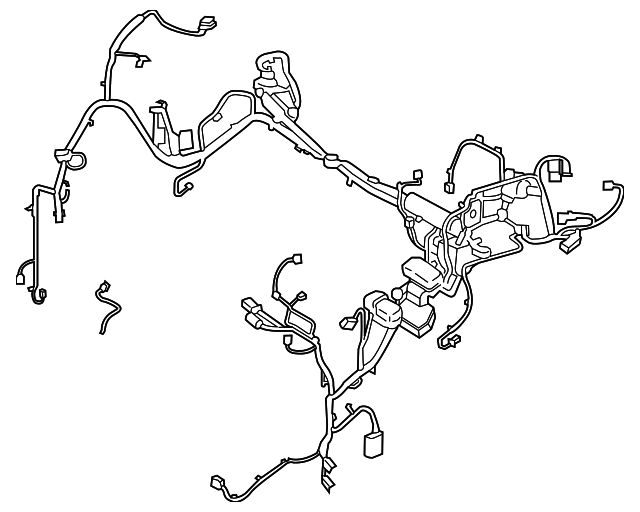 K2GZ-12A581-B - Wire Harness - 2019-2024 Ford Edge