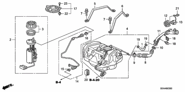 Fuel Tank for 2008 Acura TSX #0