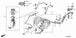 17707SDAA01 - Electrical/Exhaust/Heater/Fuel: TUBE, FUEL FEED for Acura Image