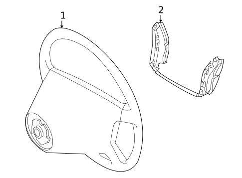 Steering Wheel & Trim for 2001 Mercedes-Benz S600 #0