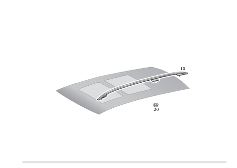 Roof Railing for 2017 Mercedes-Benz GLS350d #0