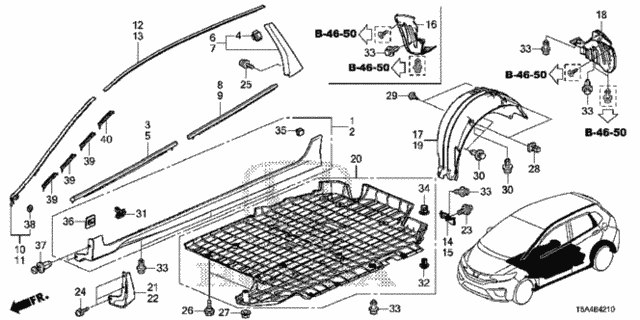 Molding - Side Sill Garnish for 2016 Honda Fit #0