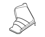 99157227201 - Body: Inlet Cover for Porsche: 718 Boxster, 718 Cayman, 718 Spyder, 911, Boxster, Cayman Image