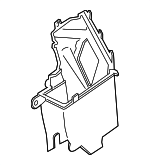 99157207201 - Body: Intake Duct for Porsche: 718 Boxster, 718 Cayman, 718 Spyder, 911, Boxster, Cayman Image