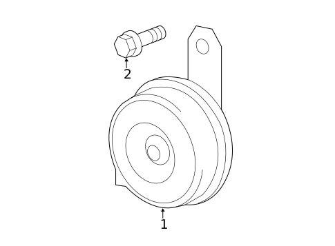 Horn for 2021 Toyota C-HR #0