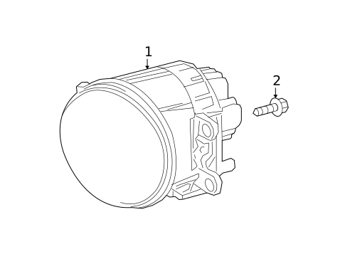 Fog Lamps for 2018 Lexus RX450hL #0