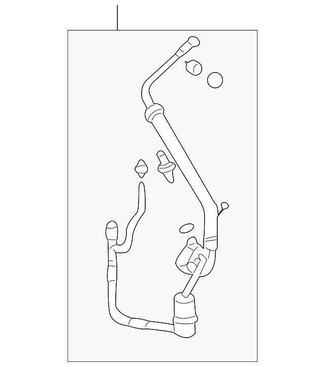 Pressure Hose - Nissan (92480-7B000)