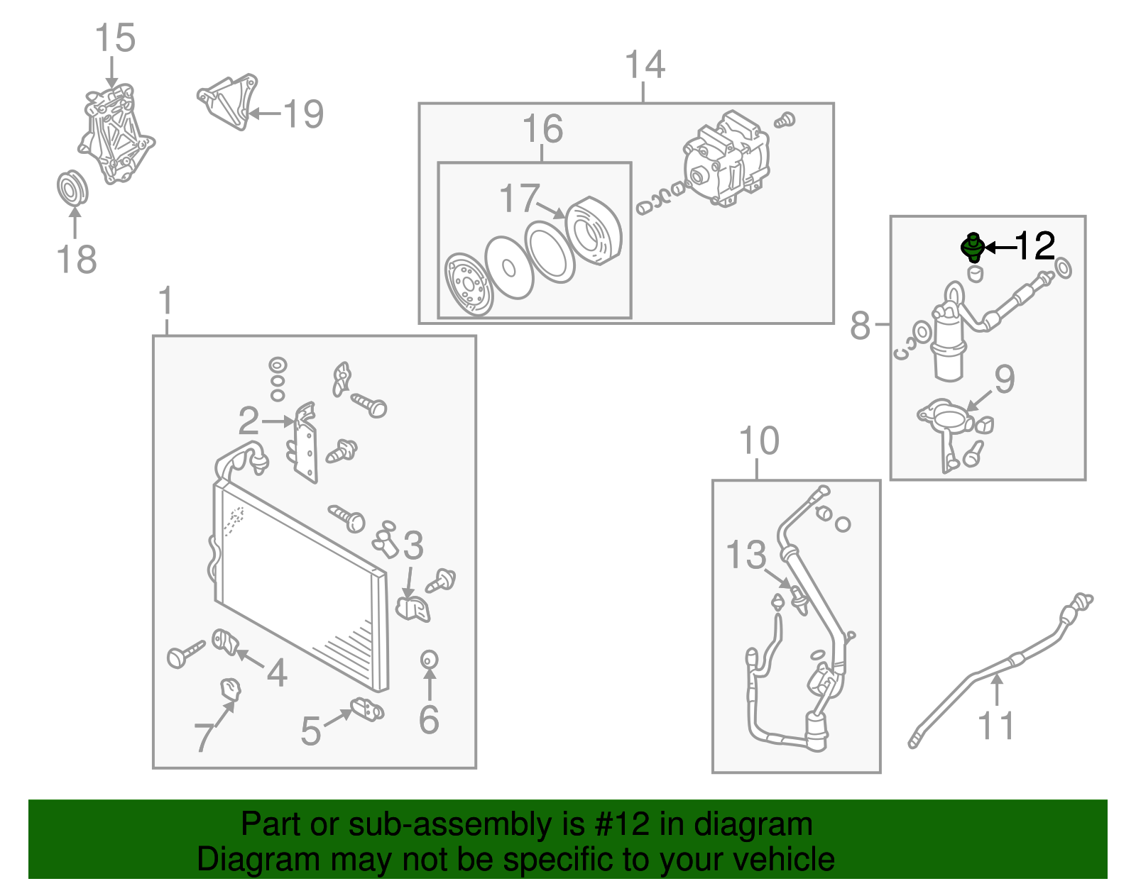 High Pressure Cut-Off Switch - Nissan (92139-0B700)