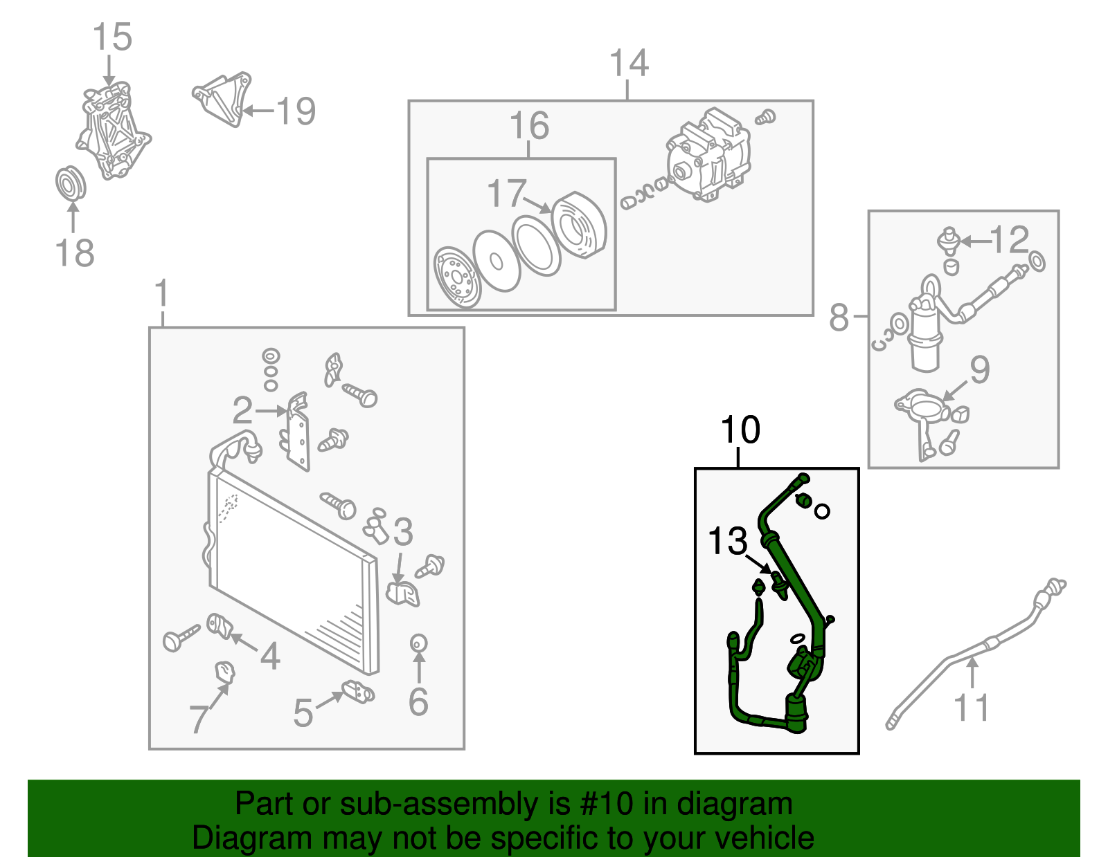 Pressure Hose - Nissan (92480-7B000)